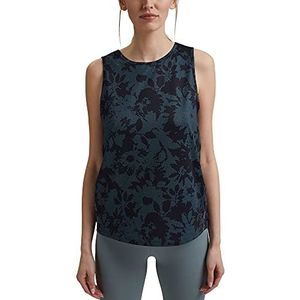 ESPRIT Sports Dames per T-shirt Edry AOP Sporttop, 402/Navy 3, XS