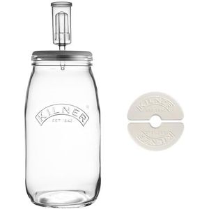 Kilner - Fermentatie set - Voor fermenteren en inmaken - 3L weckpot