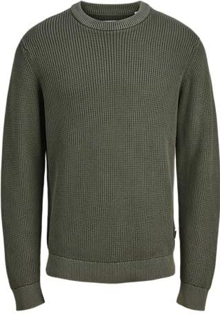 JACK & JONES Trui 'JJTANAKA'  donkergroen