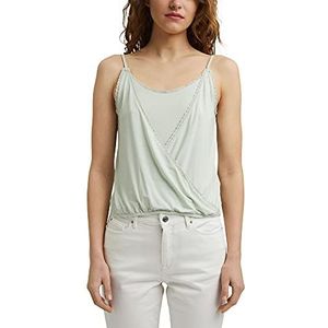 edc by ESPRIT T-shirt voor dames, 340 / Pastel Green, XL