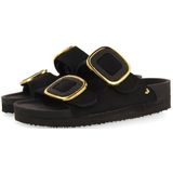 GIOSEPPO Budaors - Damessandalen - Zwart - Biologisch - Verstelbare Gesp