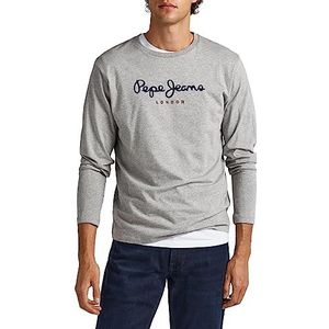 Pepe Jeans Heren Tshirt Eggo long, Grijs (Marl), M