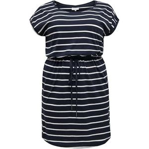 Carmakoma Carapril damesjurk, Stripes: primo Cloud Dancer Night Sky, S