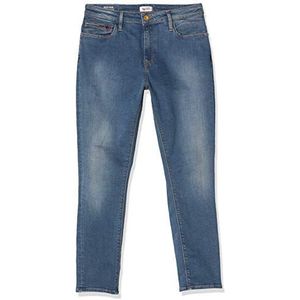 Tommy Jeans Dames HI RISE SKINNY 7/8 SANTANA SLBGST 7/8 jeans, blauw (Dynamic Steel Light Blue Grey Stretch 911), 32W x 34L