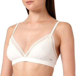 Sloggi Women GO Ribbed Bralette - bralette - beige - Maat: XS