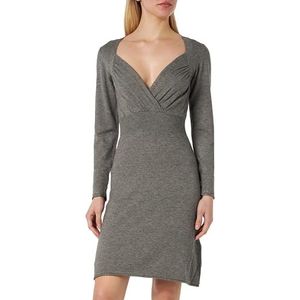 nolie Gebreide damesjurk 11019458-NO01, grijs melange, M/L, gebreide jurk, M/L