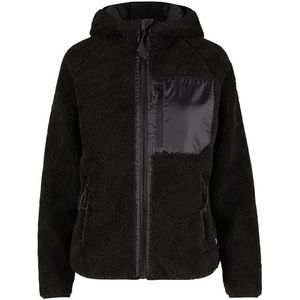Brandit Women Teddyfl. Jacket Hood 15Y, Farbe: black, Größe: 3XL