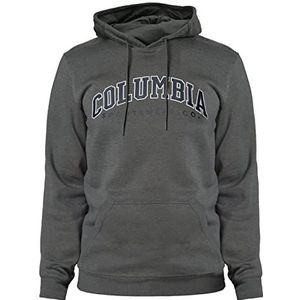 Columbia Logo Basic sweatshirt met heren, Grijs (City Grey Heather, Csc Varsity Arch 2), M