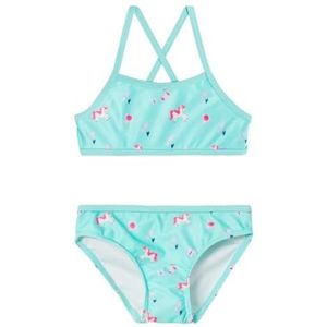 NMFZILLE Bikini Box TB, Tibetaanse Stone/Aop: eenhoorn, 74/80 cm