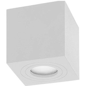 Orno Megy Plafondlamp, vierkant, GU10, IP54 waterdicht, 50 W Max (gloeilamp apart kopen), wit