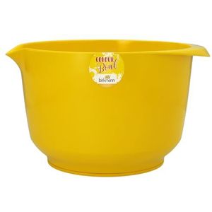 Birkmann, Colour Bowls, meng- en serveerkom, 4,0 liter, krasbestendig, stabiel, duurzaam, geel