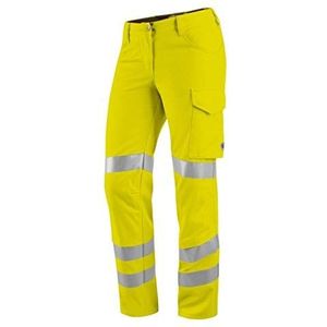 BP 2018 845 werkbroek voor dames 50% katoen, 50% polyester waarschuwingsgeel, maat 38n