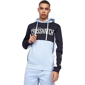 Crosshatch - Heren Everyday Essential Sweatswhirt - Hoodies (XL/marineblauw/lichtblauw), Marineblauw/Lichtblauw, XL