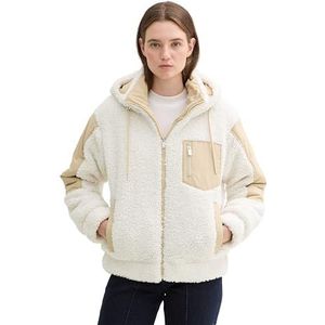 TOM TAILOR Denim Dames 1042881 jas, 36088-Light Cream Beige, XXL, 36088 - Light Cream Beige, XXL