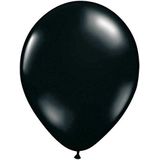 Folat - Zwarte Ballonnen 30cm - 50 stuks