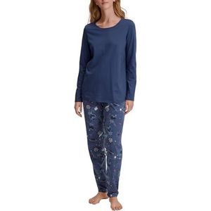 CALIDA - Fruity Dreams - Pyjama - Cobalt Blue - 2-delig - Lange Mouwen - Puur Katoen