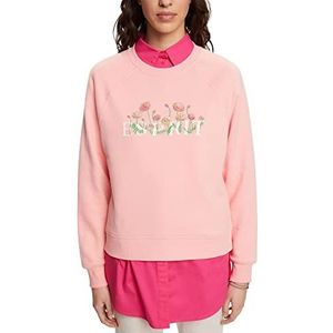 ESPRIT Dames 023EE1J306 sweatshirt, 670/roze, L, 670/pink., L