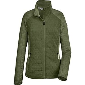 killtec Women's Stretchjack met opstaande kraag/fleecejack KOS 68 WMN FLX JCKT, olive, 42, 39134-000