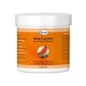 Quiko Beta Caroteen 100g - Aanvullende voeding voor gezelschapsvogels met natuurlijke roodfactor