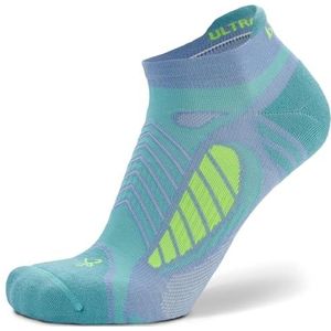 Balega Ultralichte lichtgewicht Performance No Show atletische hardloopsokken voor mannen en vrouwen (1 paar) -gewatteerd, ademend, vochtafvoerend, naadloze teen, ergonomische pasvorm, koel blauw