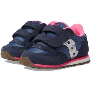 Saucony Originals Baby Jazz HL, gymschoenen, marineblauw/zilver/roze, 31,5 EU, marineblauw, zilver, roze, 31.5 EU