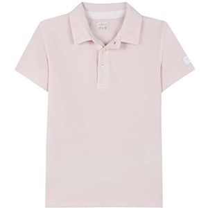 Gocco Contrast poloshirt met korte mouwen, kinder, Lichtroze, 4 jaar