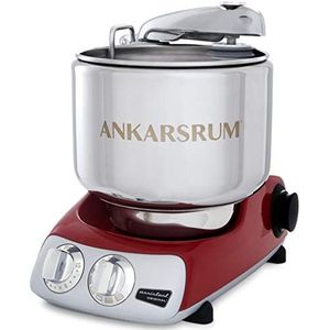 Ankarsrum 6230 RD Original 6230-Red Assistant originele AKM6230 Kitchen Machine-Red (R), aluminium, 7 liter, rood