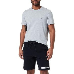 Emporio Armani Bermuda Brushed Terry joggingbroek voor heren, zwart, L