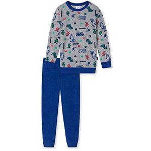 Schiesser Jongenspyjama lange pyjamaset, grijs gemêleerd, 92