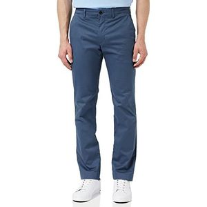 Tommy Hilfiger Heren Denton bedrukte structuur geweven broek, Verouderde Indigo, 31W / 34L