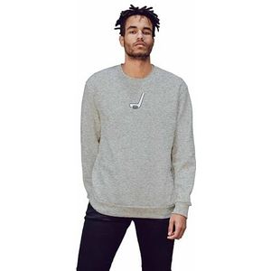 Green Fish Sweatshirt voor heren, grijs, L