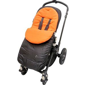 Voetenzak/Gezellige tenen Compatibel met Buggy/Kinderwagen/Kinderwagen Oranje