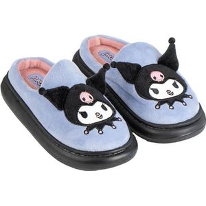 CERDÁ - Kuromi Pantoffels - Zwart - Officieel Gelicentieerd Product - Antislip