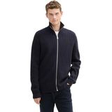 TOM TAILOR Gebreide herenjas, 10668 - Sky Captain Blue, XXL