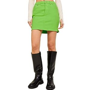 JACK & JONES Dames Jjxx Jxhazel Skirt AKM Color Ln Rock, green flash, L