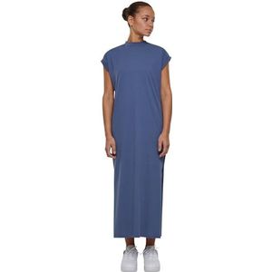 Urban Classics Ladies Long Extended Shoulder Dress, jurk voor dames, verkrijgbaar in vele verschillende kleuren, maten XS - 5XL, Vintage blauw, 3XL