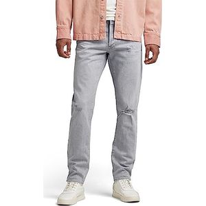 G-Star Raw 3301 Slim Jeans Jeans heren,grijs (Sun Faded Ripped Skyrocket 51001-d324-d901),26W / 32L