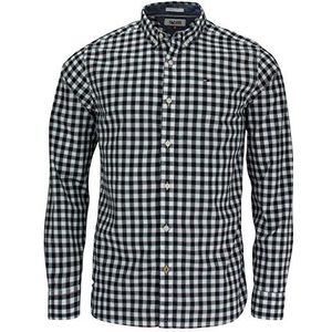 Tommy Jeans heren Basic gingham shirt L/s 43 lange mouwen Regular Fit overhemden