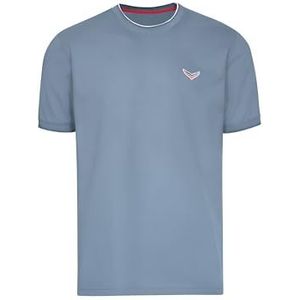 T-shirt in piqué-kwaliteit, Pearl-blauw, L