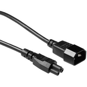ACT C14 Naar C5 Kabel 2m, Stroomkabel 3 Polig, Kabel Type F, IEC Kabelverlenging- AK5028