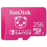 SanDisk 256 GB microSDXC-kaart voor Nintendo Switch, Fortnite, met tot 100 MB/s