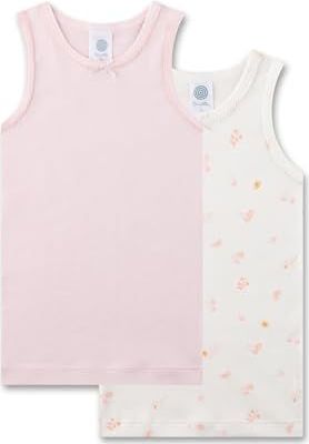 Sanetta Onderhemd  ecru / oranje / rosa