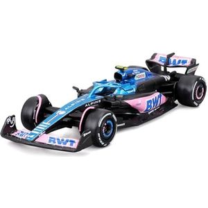 Bburago - Formule 1 Alpine 2023 van Pierre Gasly - 1/43 voertuig reproductie - Racing collectie - speelgoed voor kinderen om te verzamelen vanaf 3 jaar - 38072G