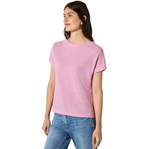 CECIL - Ajour Shirt - Gebreid - Wit - Katoenmix