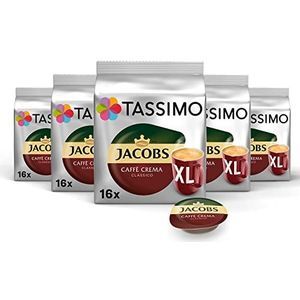 Tassimo Jacobs Caffe Crema Classico XL (Pack van 5)