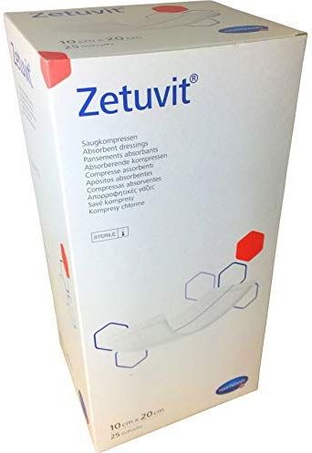 Zetuvit - Absorberend Kompres - 10 x 20 cm - 25 Stuks