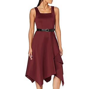 Dorothy Perkins vrouwen Scuba riem Midi Drape jurk