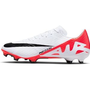 NIKE Academy voetbalschoen voor heren, Helder Crimson Wit Zwart, 47 EU