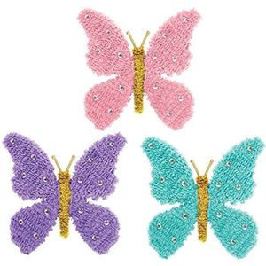 amscan 242053 Pasen vlinder klatergoud decoraties-16,5 cm x 16,5 cm - 1 stuk