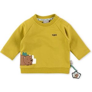Sigikid Baby-jongens biologisch katoen sweatshirt, groen, 74